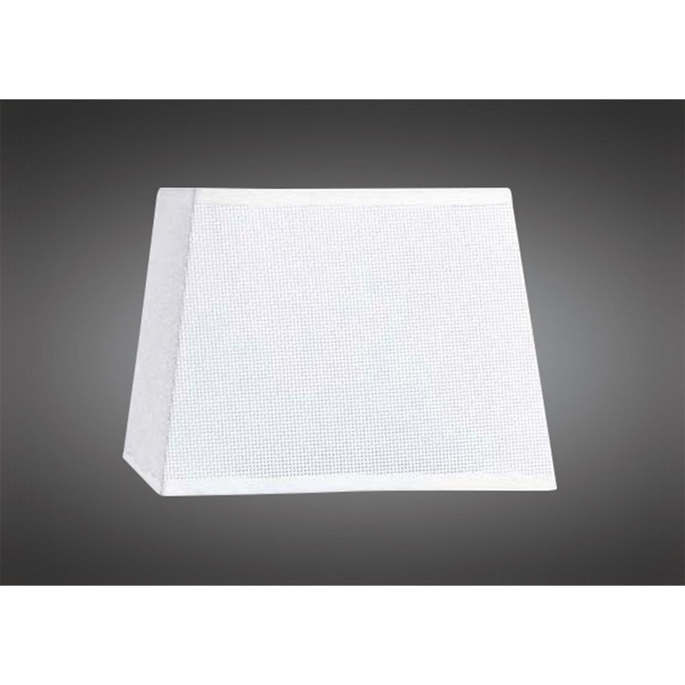 Habana White Square Fabric Lamp Shade 355mm for Floor Lamps