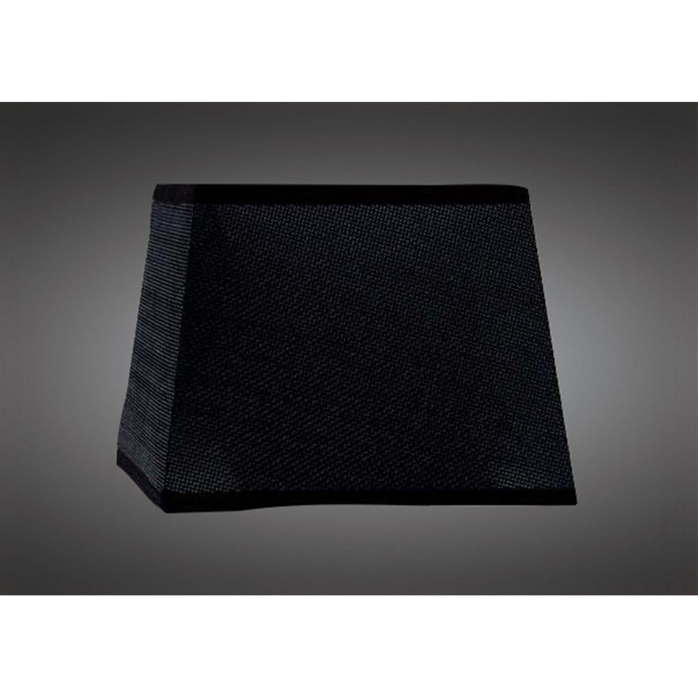 Habana Black Square Shade 355x355x250mm for Floor Lamps