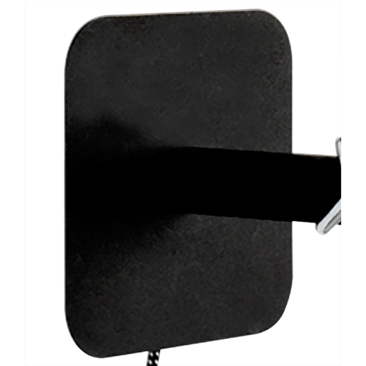 Habana Telescopic Wall Lamp in Black and Polished Chrome without Shade - Adjustable Light Fixture E27
