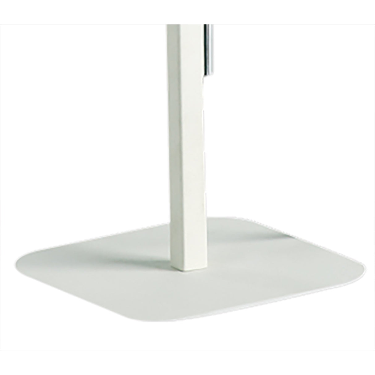 Habana Telescopic Table Lamp in Matt White and Polished Chrome, Adjustable Height, E27 Base