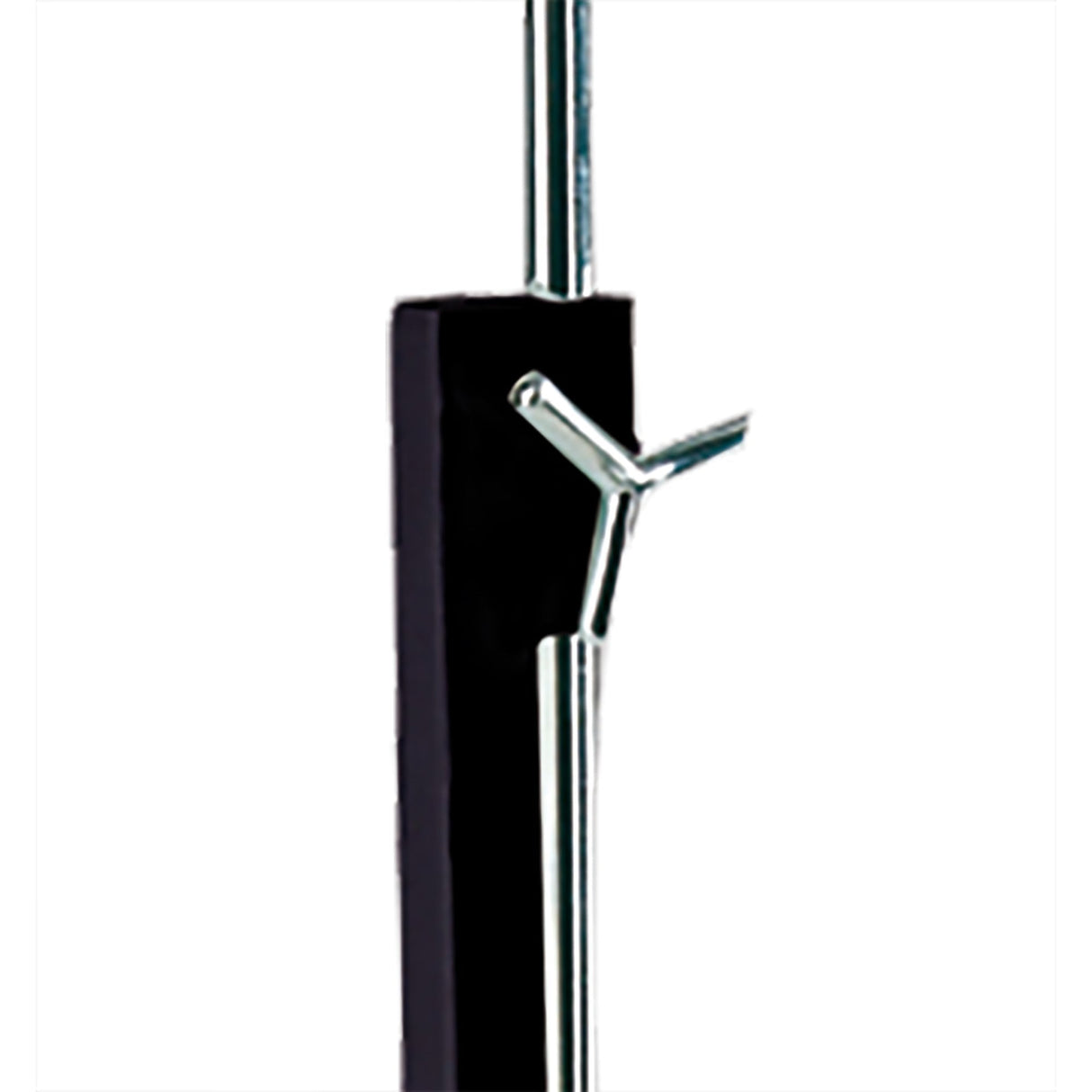 Habana Black and Chrome Telescopic Table Lamp without Shade