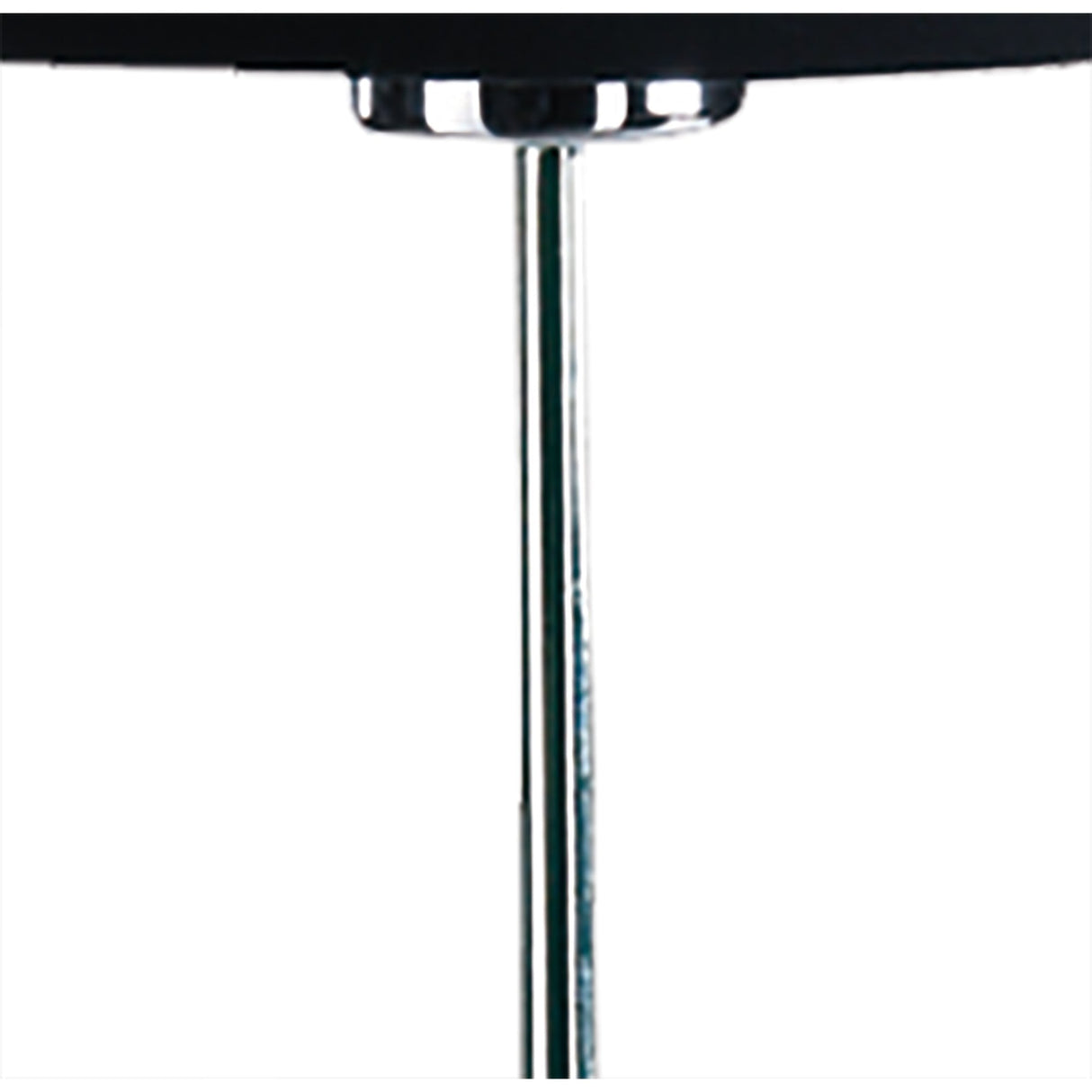Habana Black and Chrome Telescopic Table Lamp without Shade