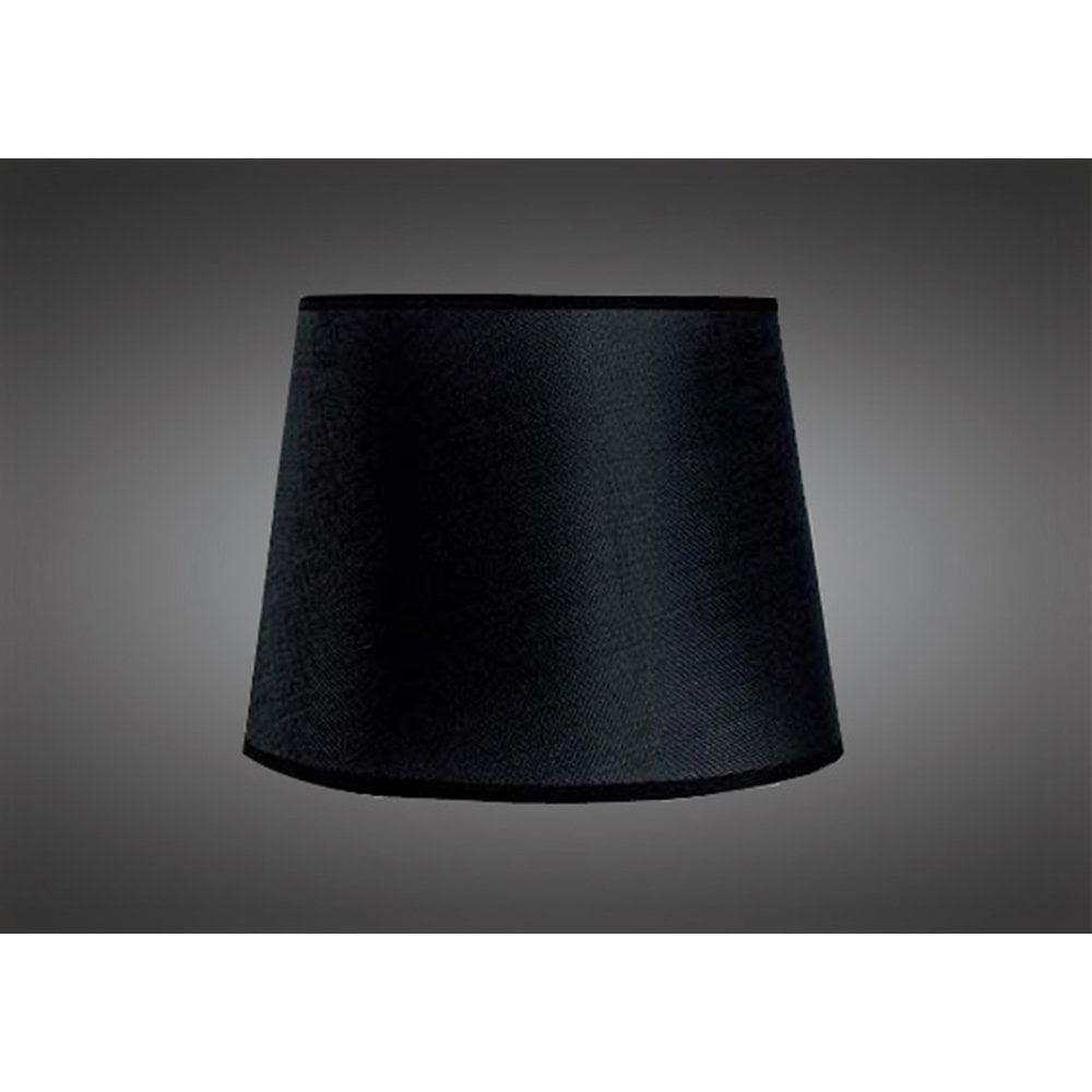 Habana Black Round Lampshade 240mm x 165mm, Perfect for Table Lamps