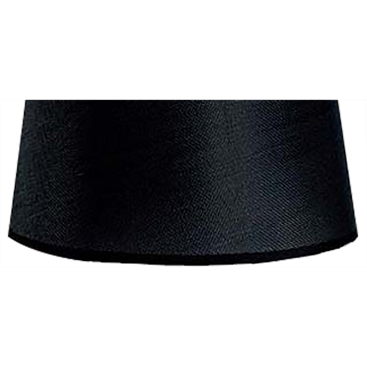 Habana Black Round Lampshade 240mm x 165mm, Perfect for Table Lamps