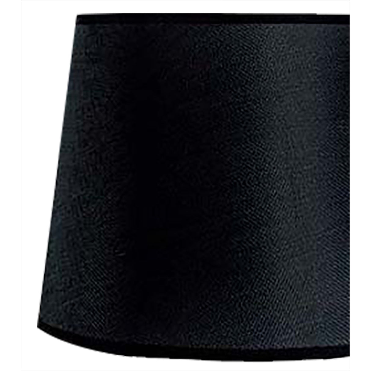 Habana Black Round Lampshade 240mm x 165mm, Perfect for Table Lamps