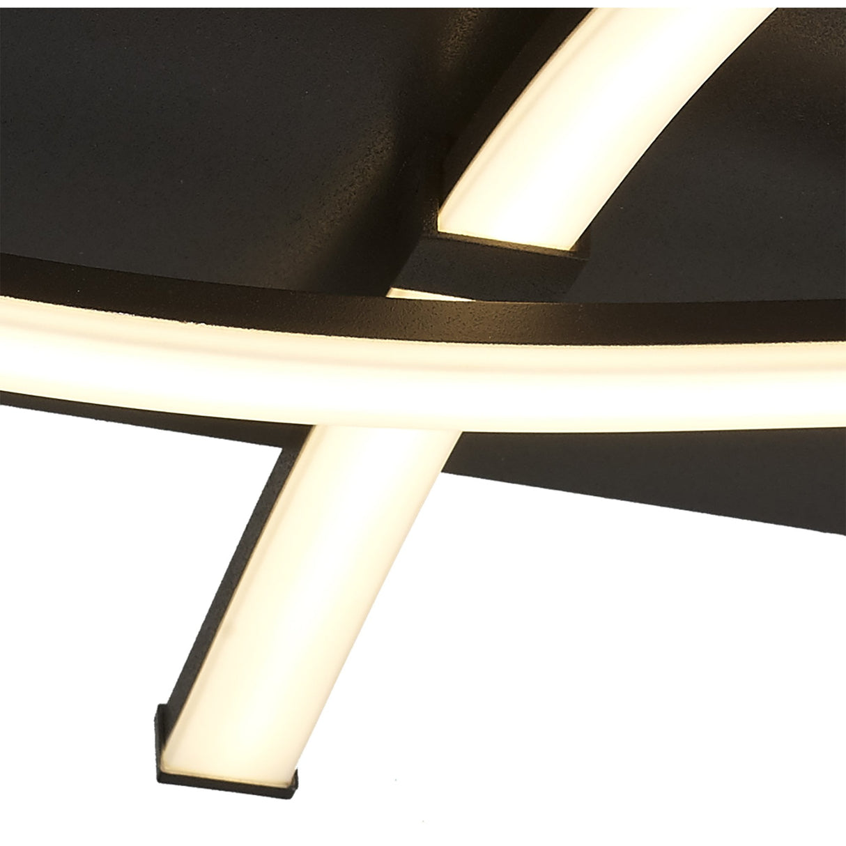 Nur Brown Oxide Flush LED Ceiling Light, 2800K Warm White, Frosted Acrylic with Brown Finish, 3-Year Warranty