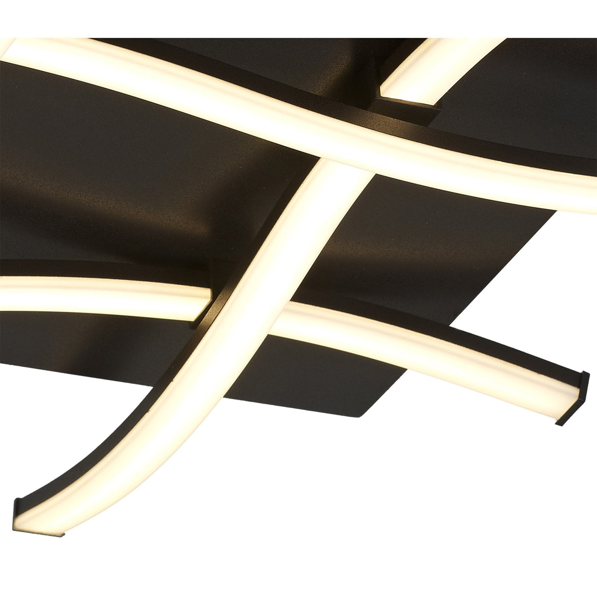 Nur Brown Oxide Flush LED Ceiling Light, 2800K Warm White, Frosted Acrylic with Brown Finish, 3-Year Warranty