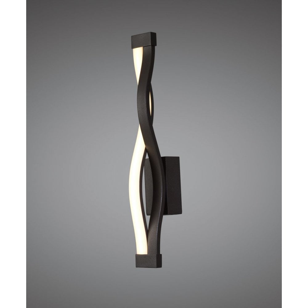Elegant Sahara Brown Oxide LED Wall Light, 6W 2800K 420lm with White Acrylic, 3-Year Warranty
