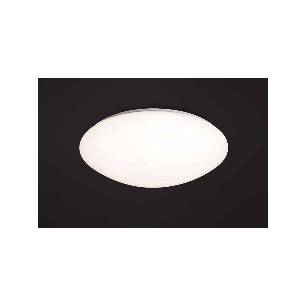 Zero E27 Ceiling/Wall Light - White Opal Acrylic, 3x20W, 36cm Diameter