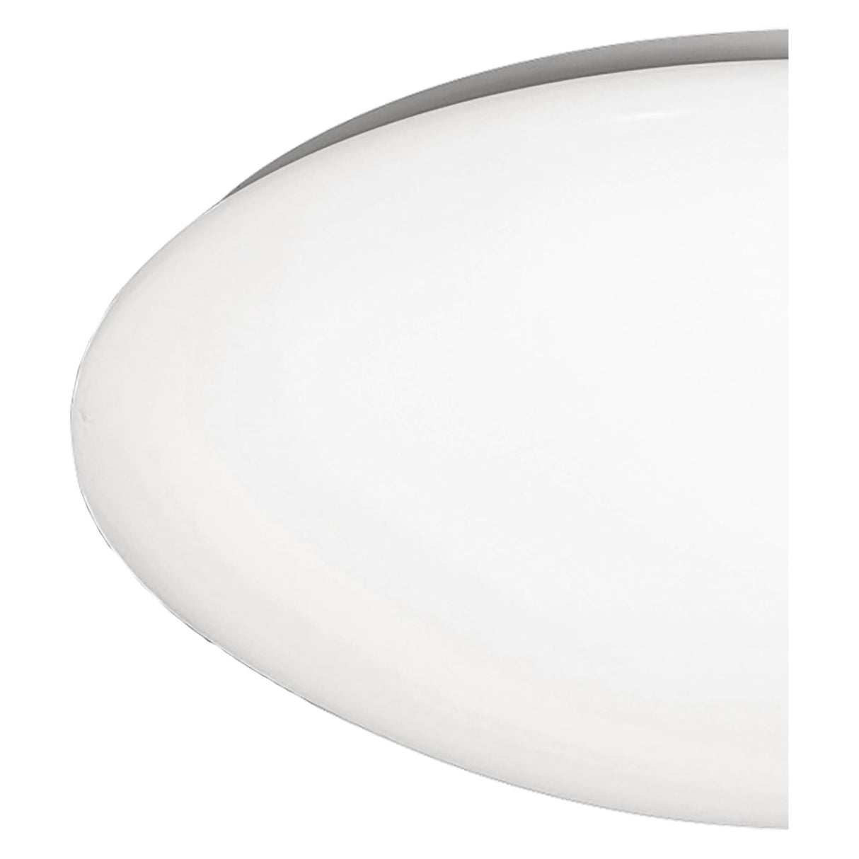Zero E27 Ceiling/Wall Light - White Opal Acrylic, 3x20W, 36cm Diameter