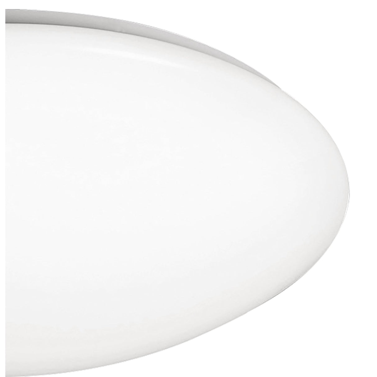 Zero E27 Ceiling/Wall Light - White Opal Acrylic, 3x20W, 36cm Diameter