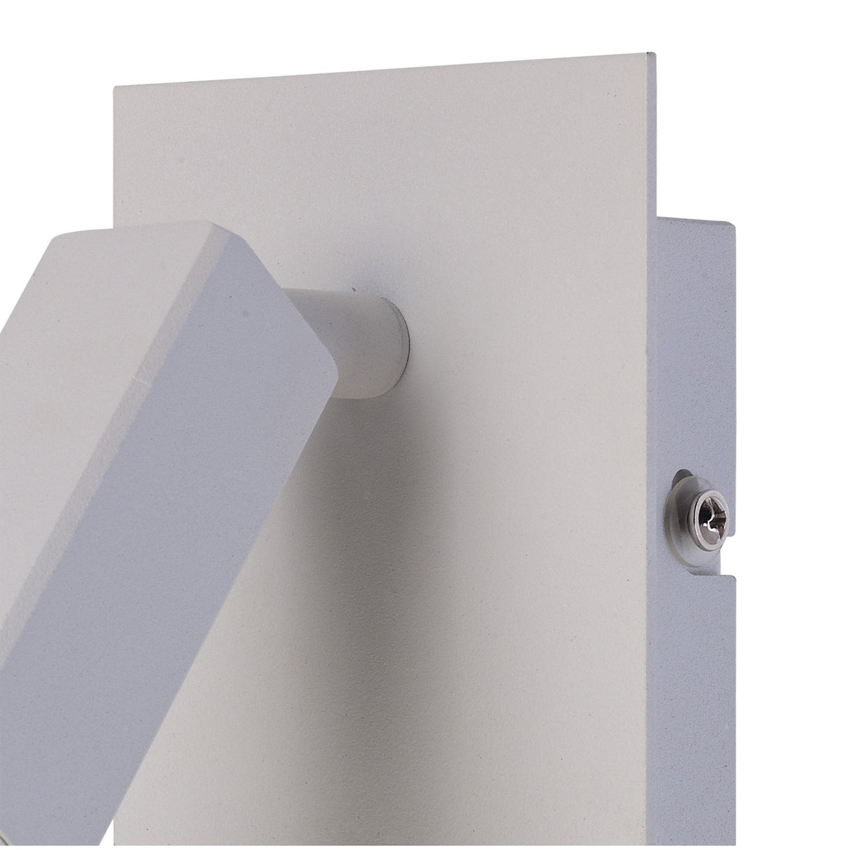 Nordica II Adjustable Wall Light with USB Port, 180 Lumens, 3W 3000K LED in White Metal and Beech Finish, 3-Year Warranty