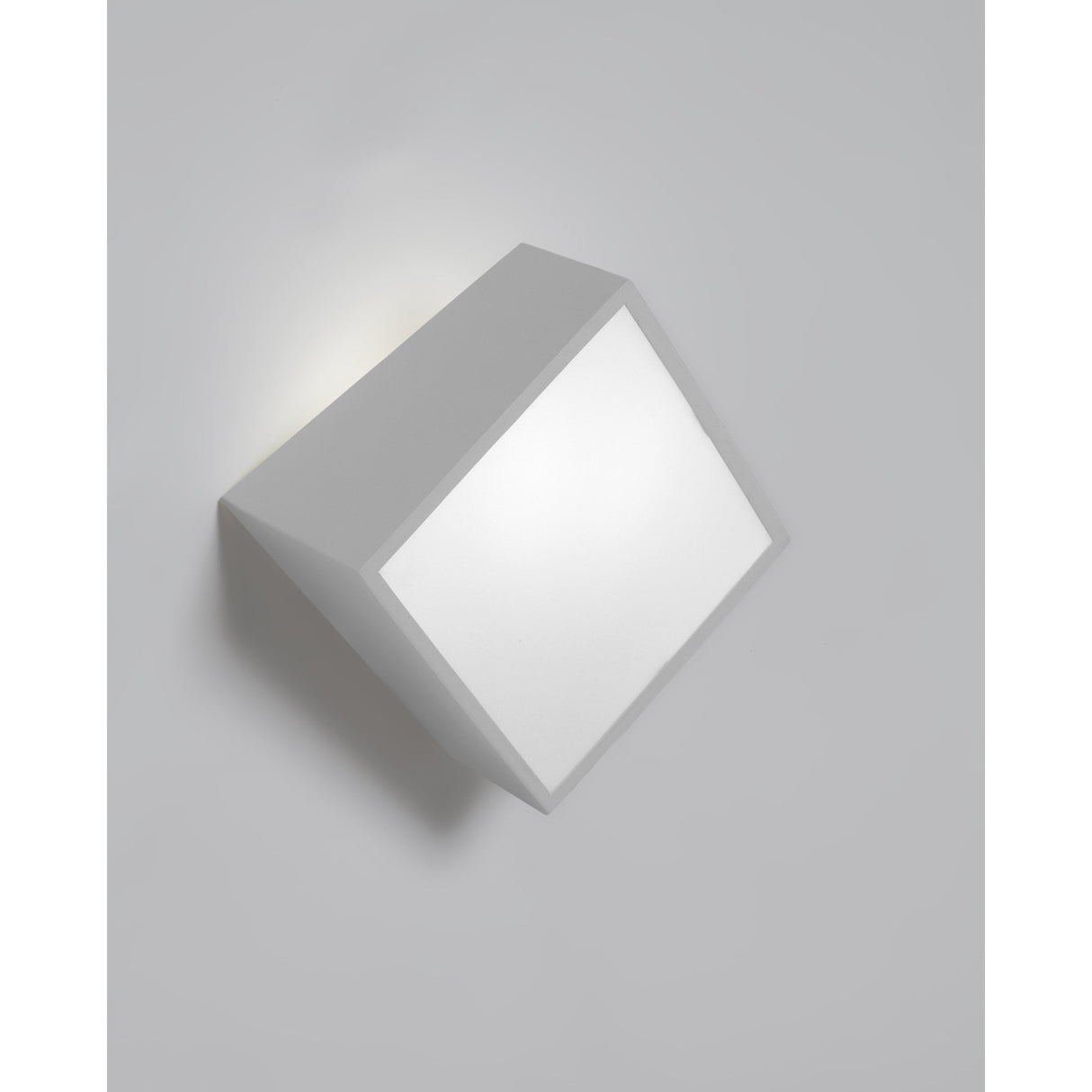Sleek Square Aluminum Wall Light with Dual G9 LED Capability (Bulbs Not Included)