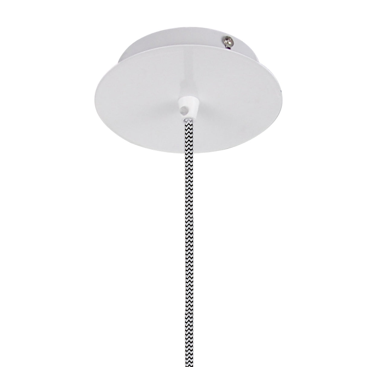 Large White Metal and Wood Cube Pendant Light, 1x40W, Geometric Design by Equipo Mantra