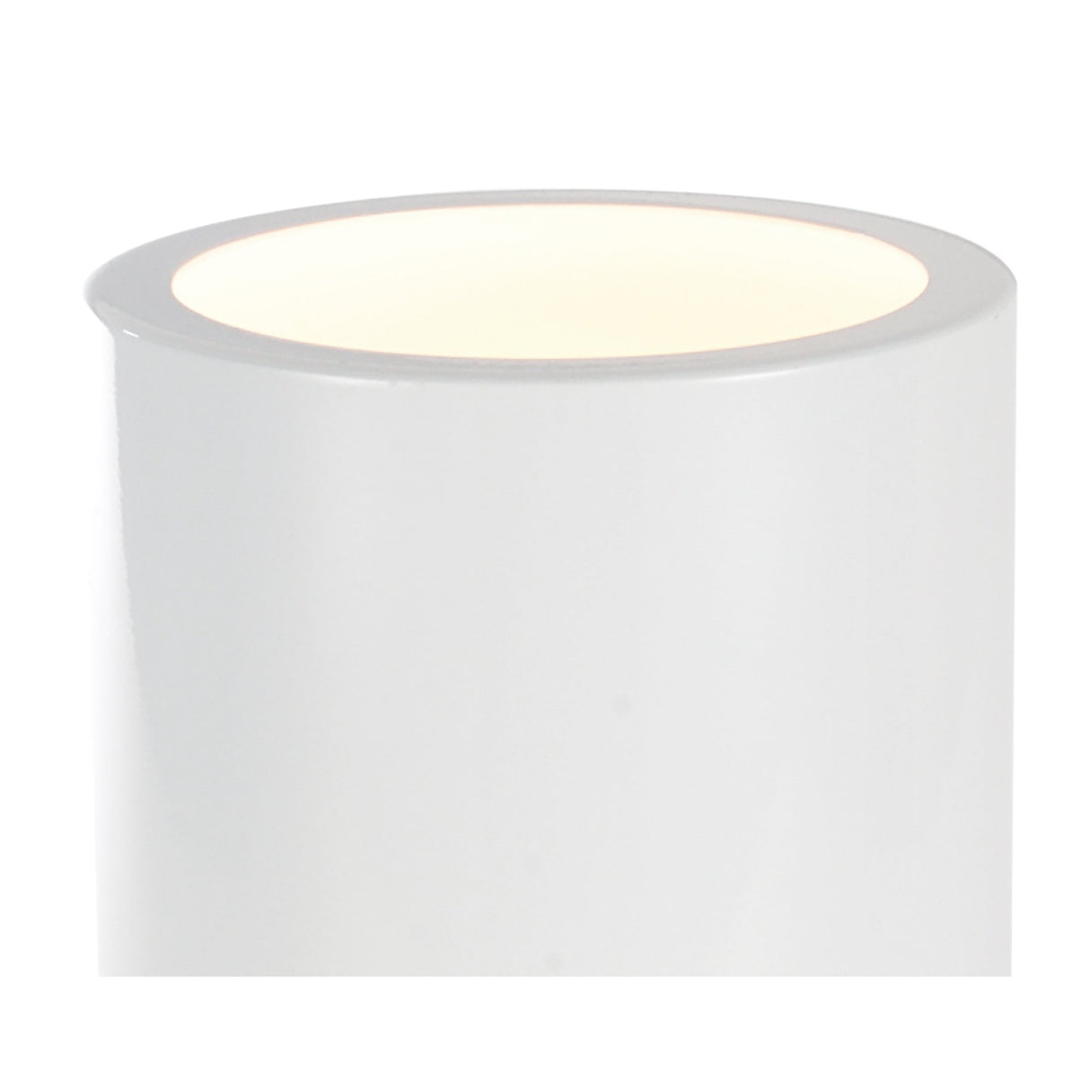 Modern Cube Tall Table Lamp, White Metal and Wood Finish