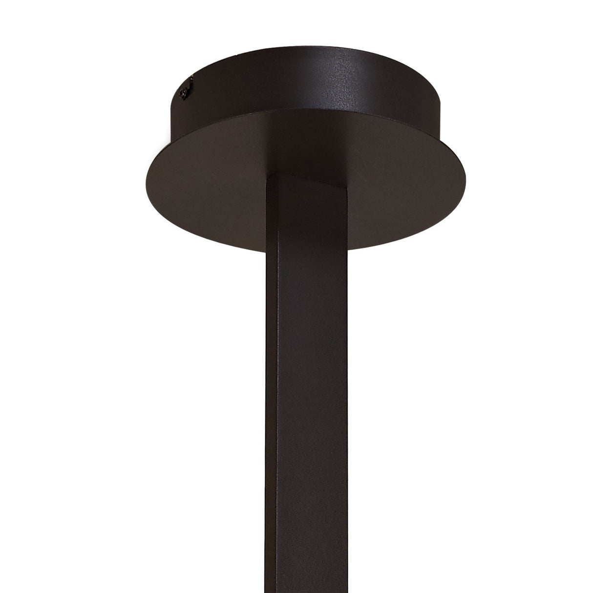 Nur XL Brown Oxide Ceiling Light with Integrated 50W LED, 2800K Warm White, Frosted Acrylic Design