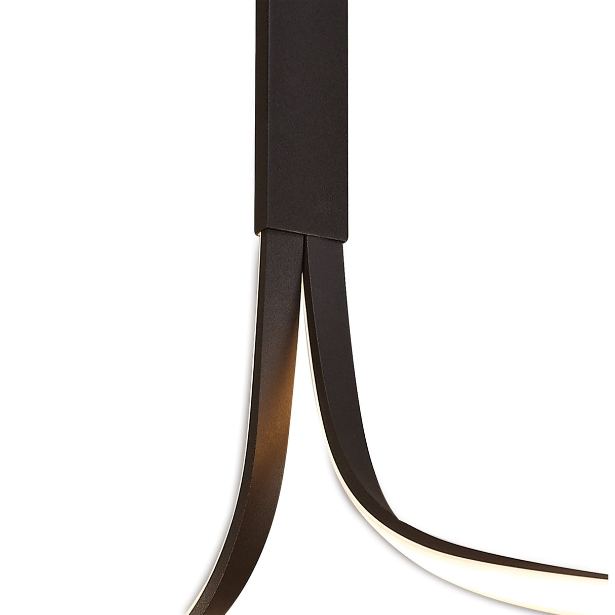 Nur XL Brown Oxide Ceiling Light with Integrated 50W LED, 2800K Warm White, Frosted Acrylic Design