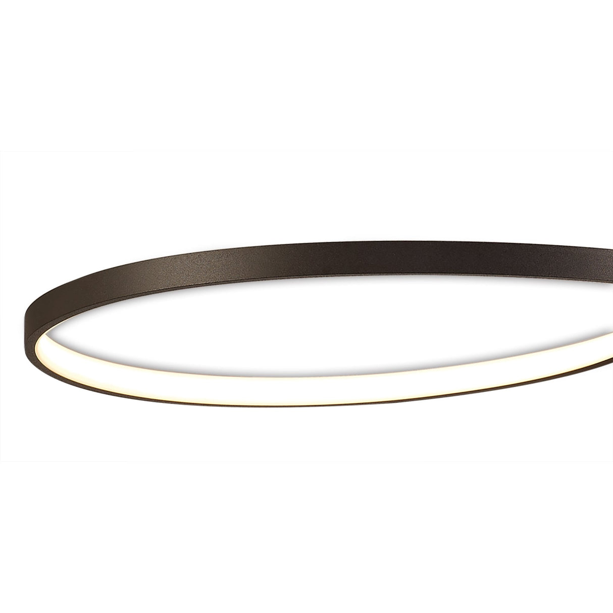 Nur XL LED Ceiling Light 50W, 2800K Warm White, Dimmable Brown Oxide & Frosted Acrylic Design, 3-Year Warranty