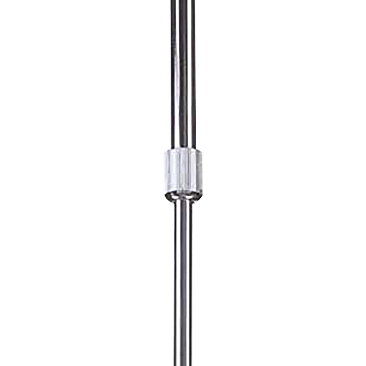 Juno Telescopic Semi Flush 3-Light LED Fixture, Satin Aluminium & Chrome, Warm White, 3-Year Warranty