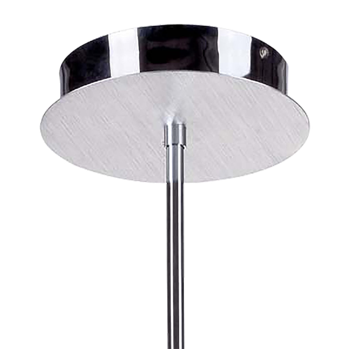 Juno Telescopic LED Chandelier, 3000K Warm White, Satin Aluminium & Polished Chrome, 3-Year Warranty