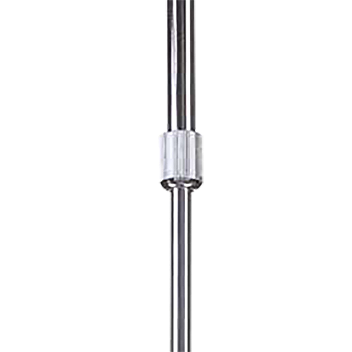 Juno Telescopic LED Chandelier, 3000K Warm White, Satin Aluminium & Polished Chrome, 3-Year Warranty