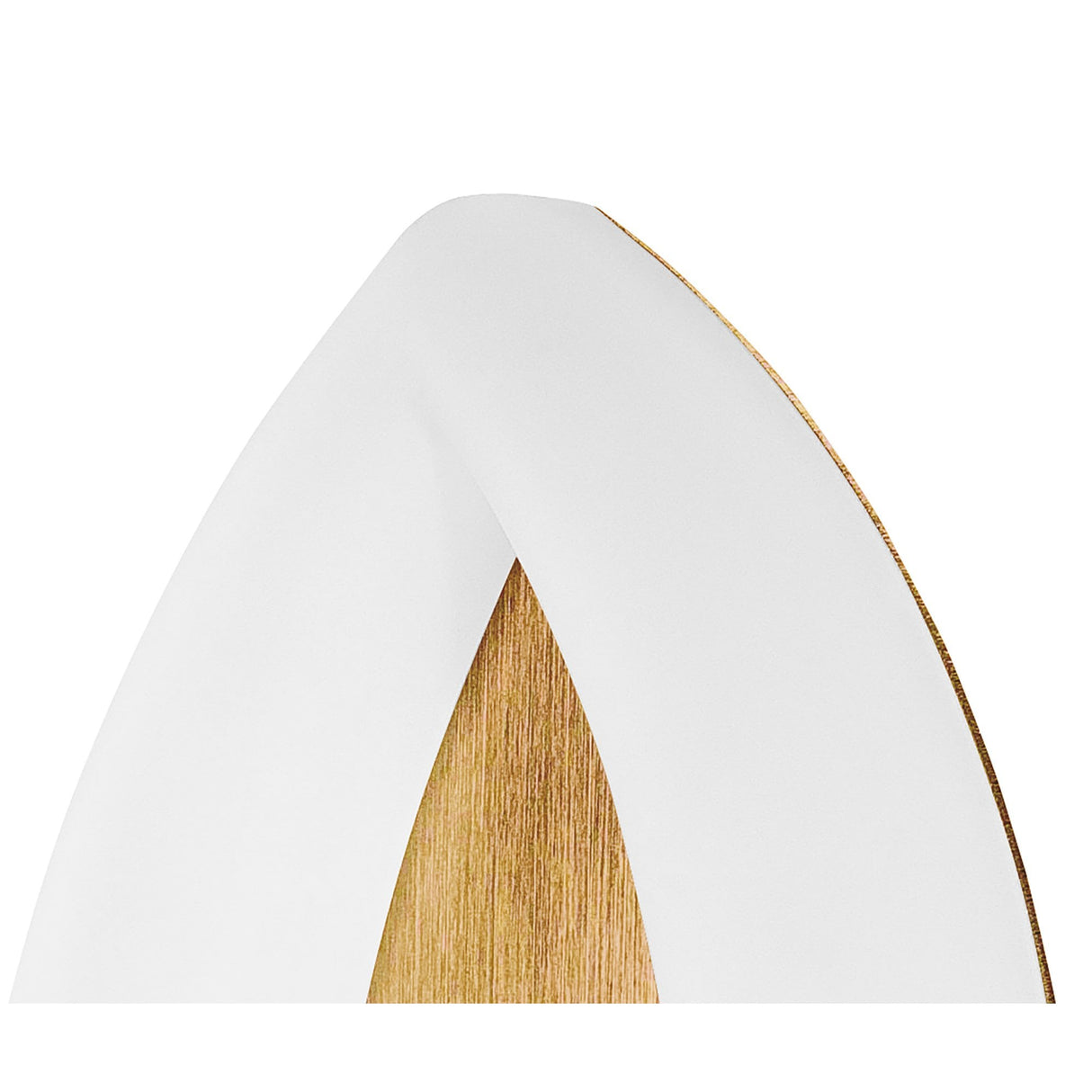 Elegant Juno Wall Lamp - 5W LED, Satin Gold, Frosted Acrylic Design