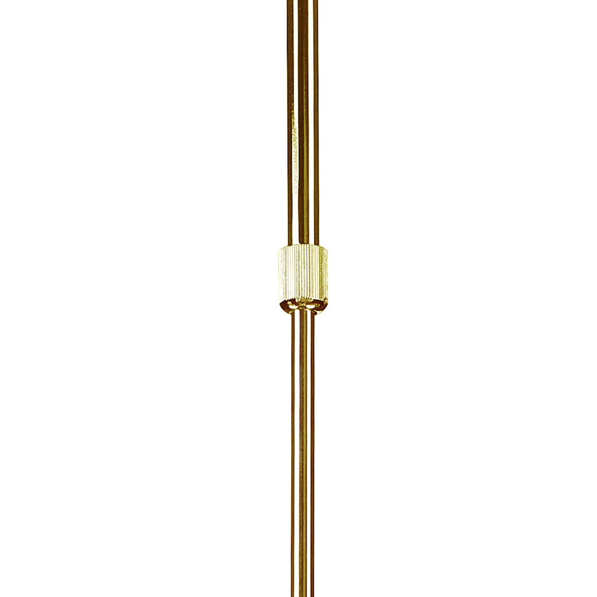 Juno Telescopic LED Pendant, 5 Light, 30W, Satin Gold & Frosted Acrylic, 3000K Warm Glow, 3-Year Warranty