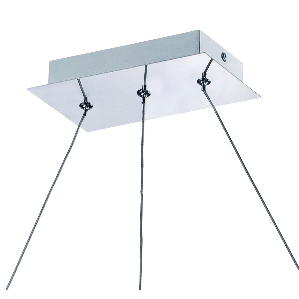 Thea Pendant Light: 3 Light LED, Satin Aluminium & Frosted Acrylic, 3000K Warm White, 1890 Lumens, 3-Year Warranty