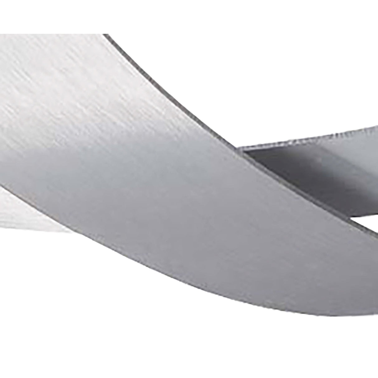 Thea Pendant Modern Hammock LED Light Fixture, 4x28W, Satin Aluminium with Frosted Acrylic