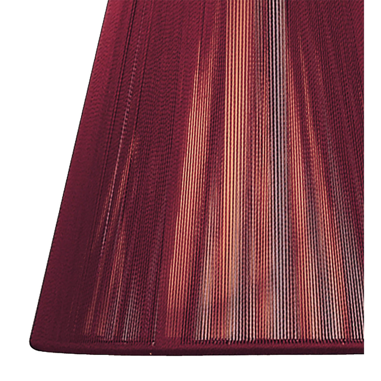 Red Wine Silk String Clip-On Shade 80/130mm x 110mm