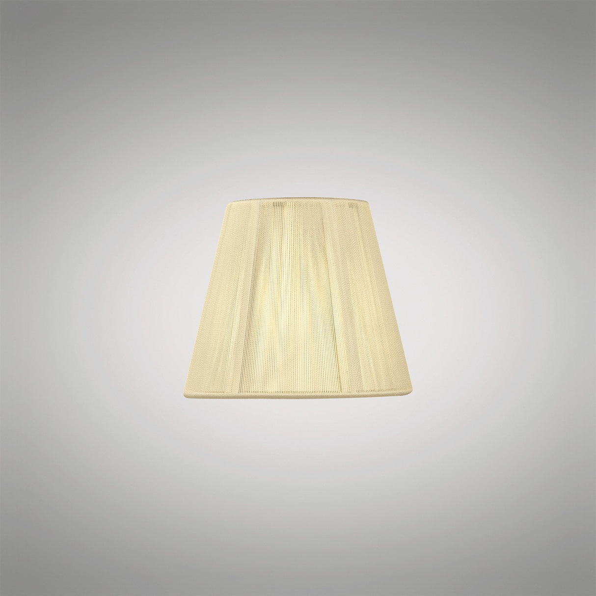 Ivory Cream Silk String Clip-On Shade 80/130mm x 110mm
