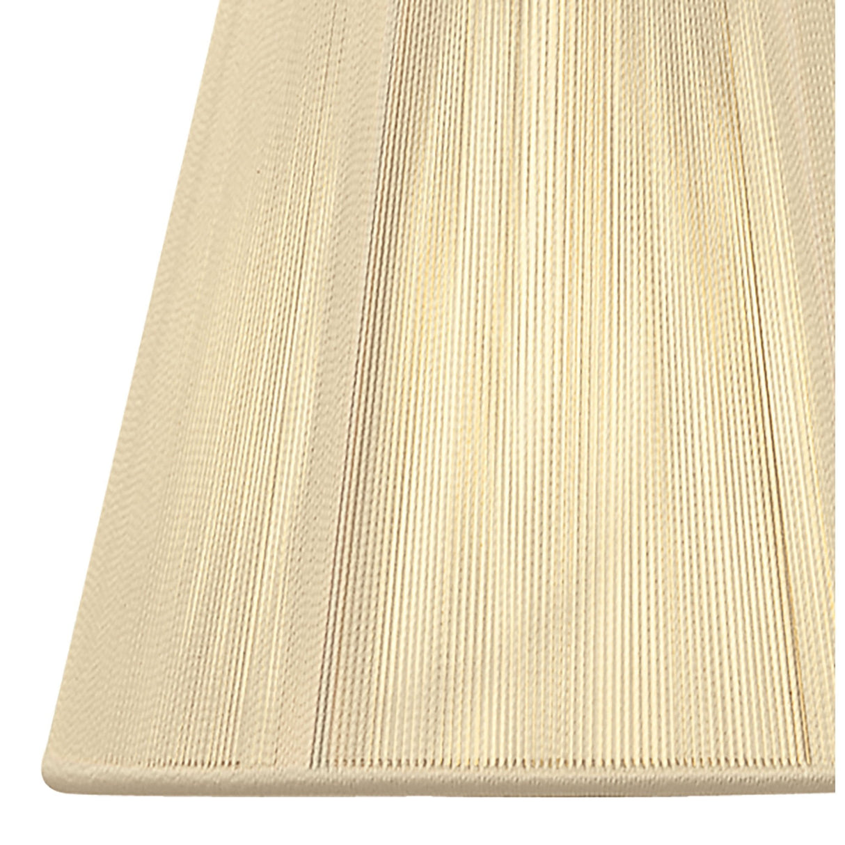 Ivory Cream Silk String Clip-On Shade 80/130mm x 110mm