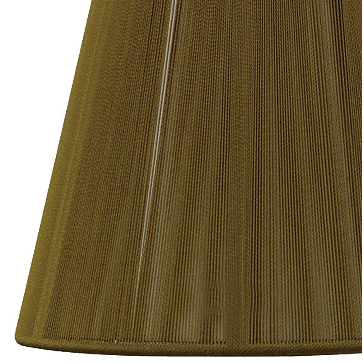 Olive Silk String Clip-On Shade 80/130mm x 110mm