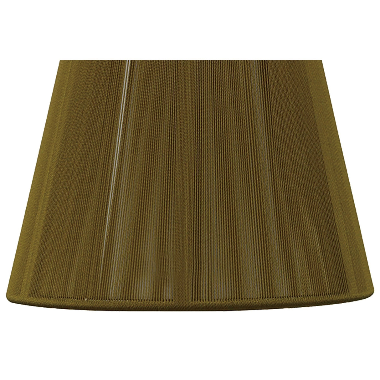 Olive Silk String Clip-On Shade 80/130mm x 110mm