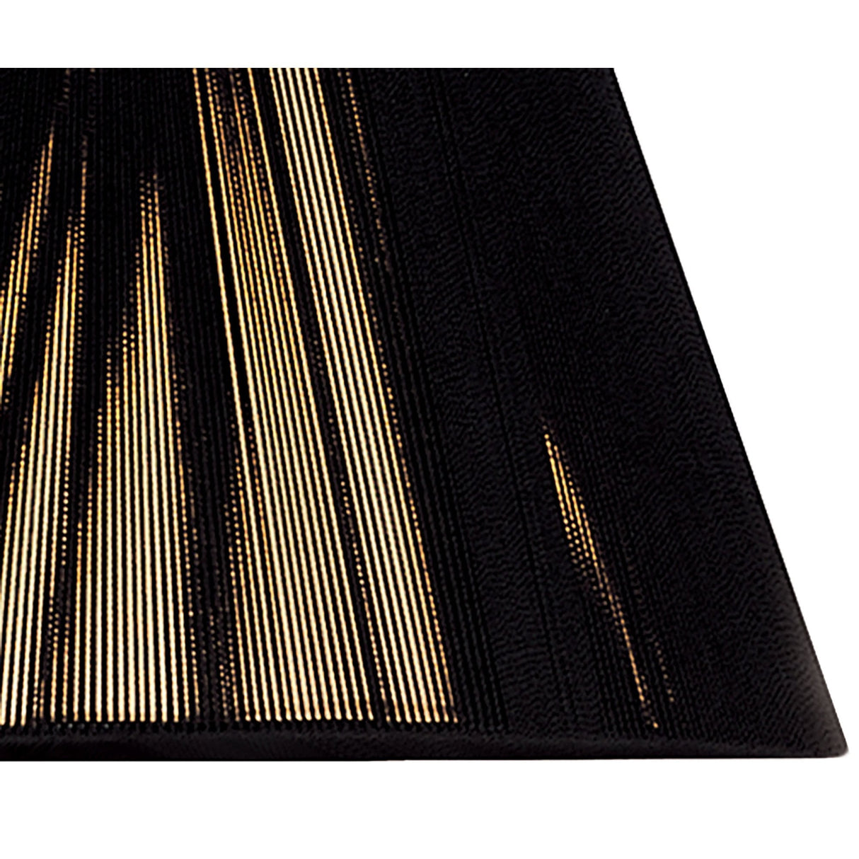 Elegant Black Silk String Shade - 190/300mm x 195mm