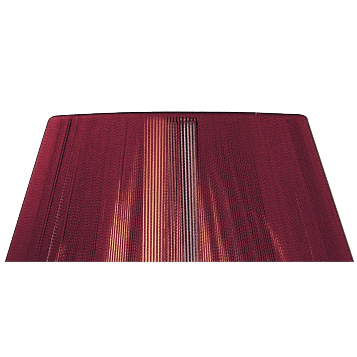 Elegant Red Wine Silk String Lampshade 190/300mm x 195mm