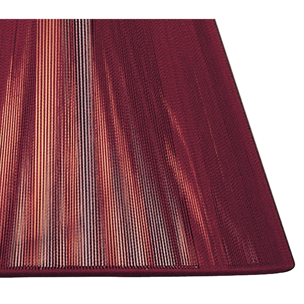 Elegant Red Wine Silk String Lampshade 190/300mm x 195mm