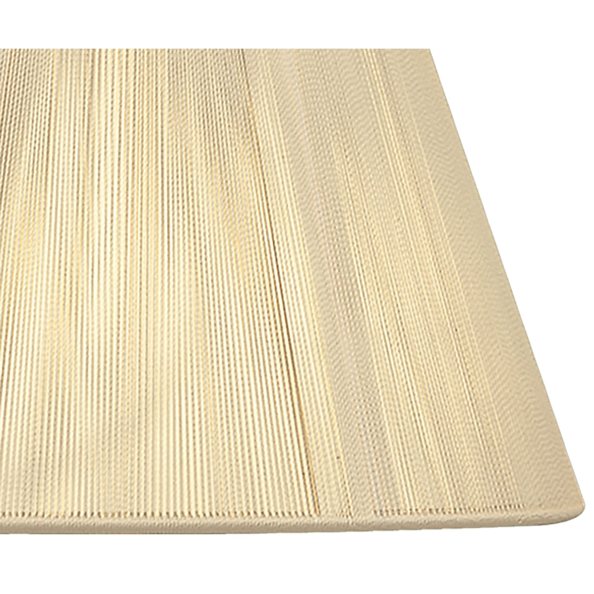 Ivory Cream Silk String Shade by Equipo Mantra, 195mm Height, 190/300mm Diameter