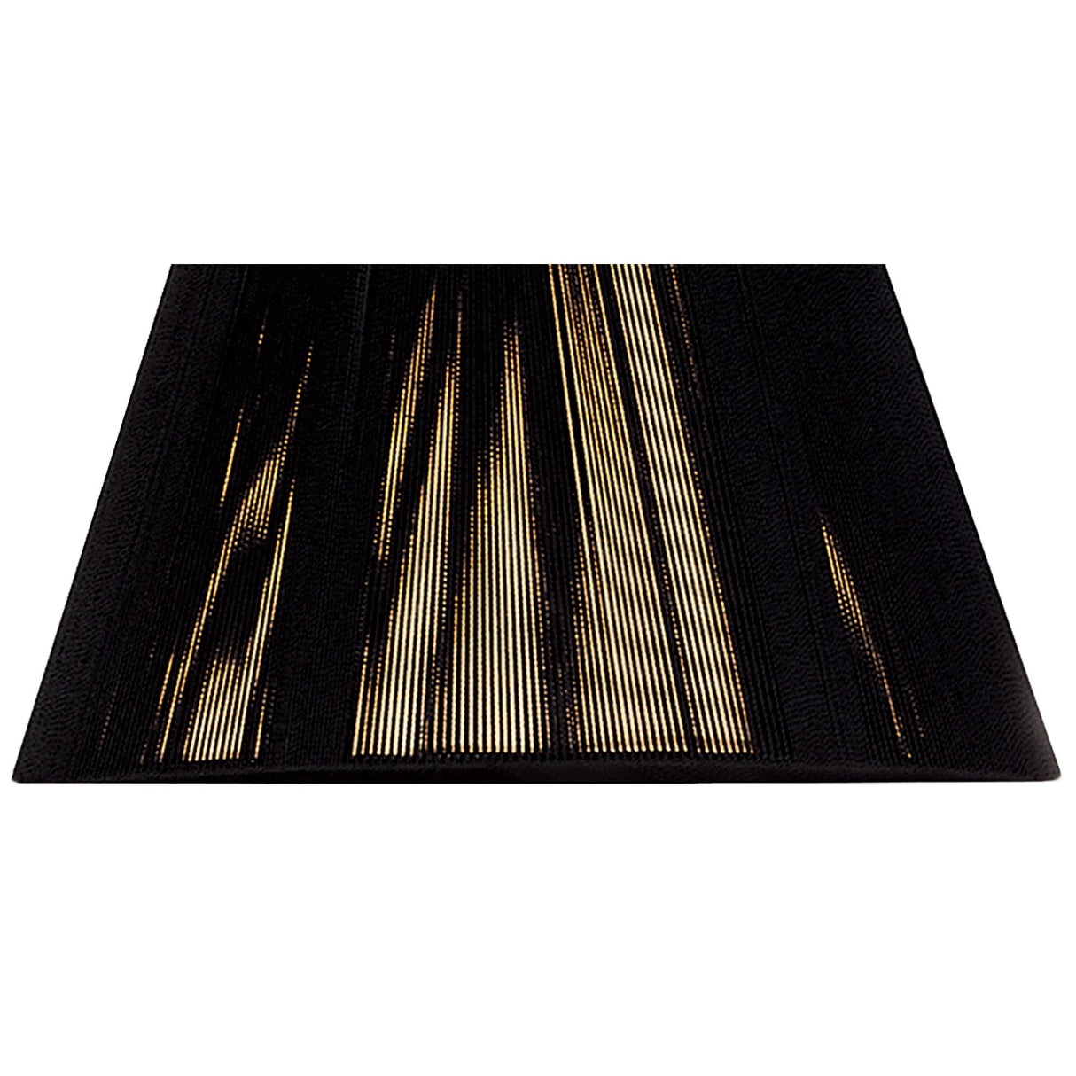 Elegant Black Silk String Lampshade Duo 250/400mm x 250mm