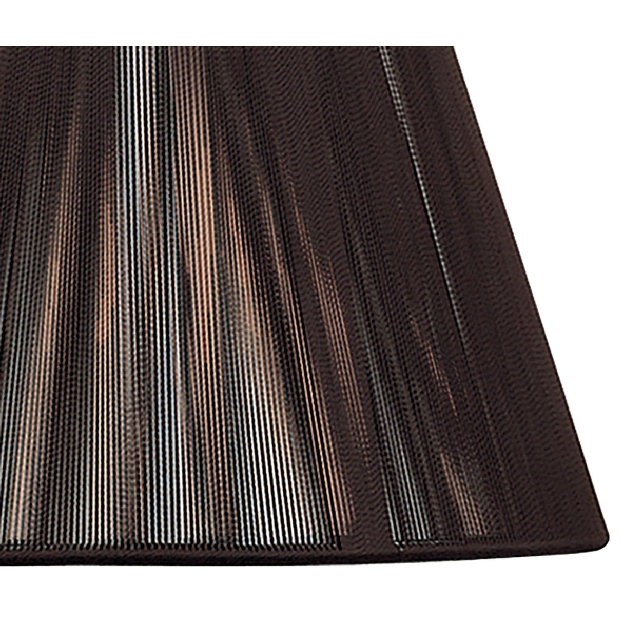 Silk String Dark Brown Pendant Shade 250/400mm x 250mm