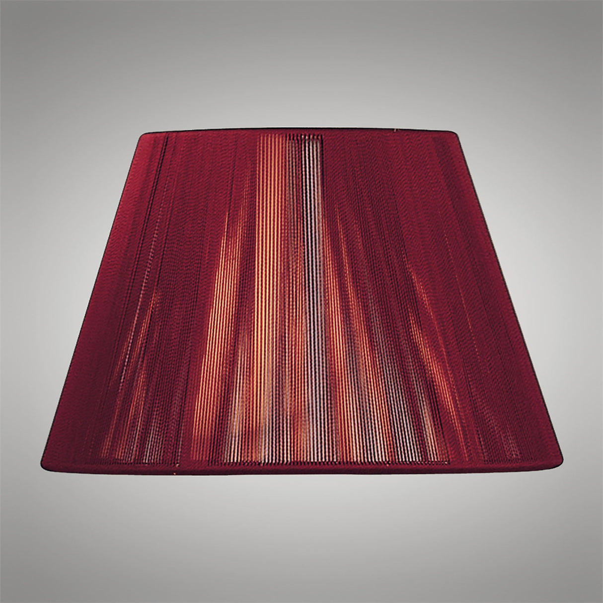 Elegant Red Wine Silk String Shade - 250/400mm x 250mm
