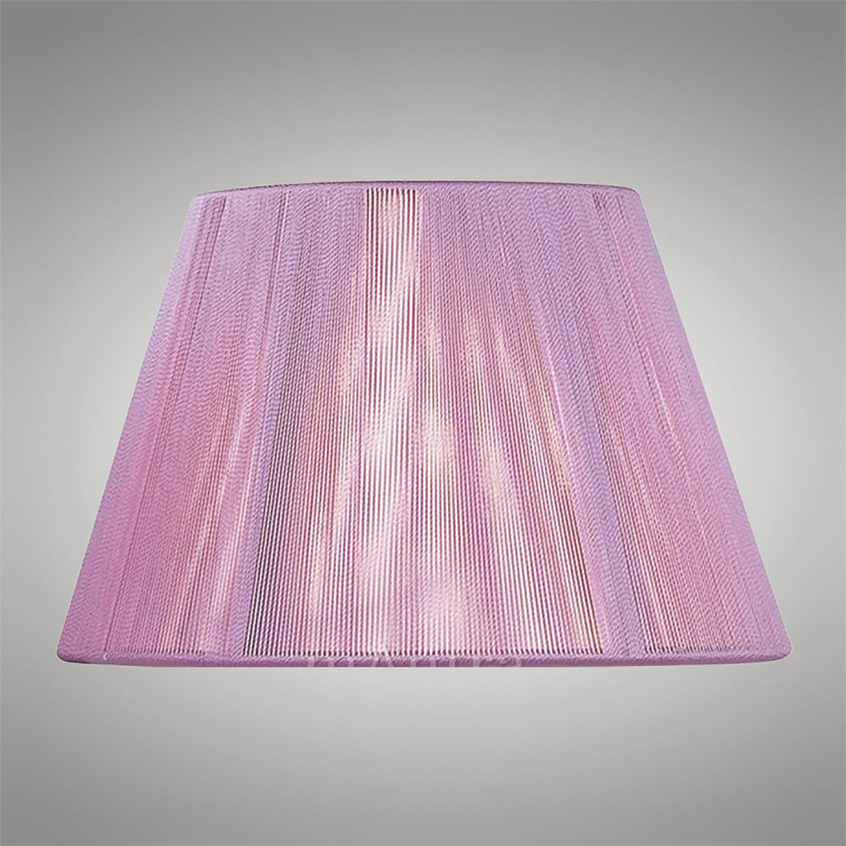 Lilac Pink Silk String Lamp Shade - 250/400mm Diameter