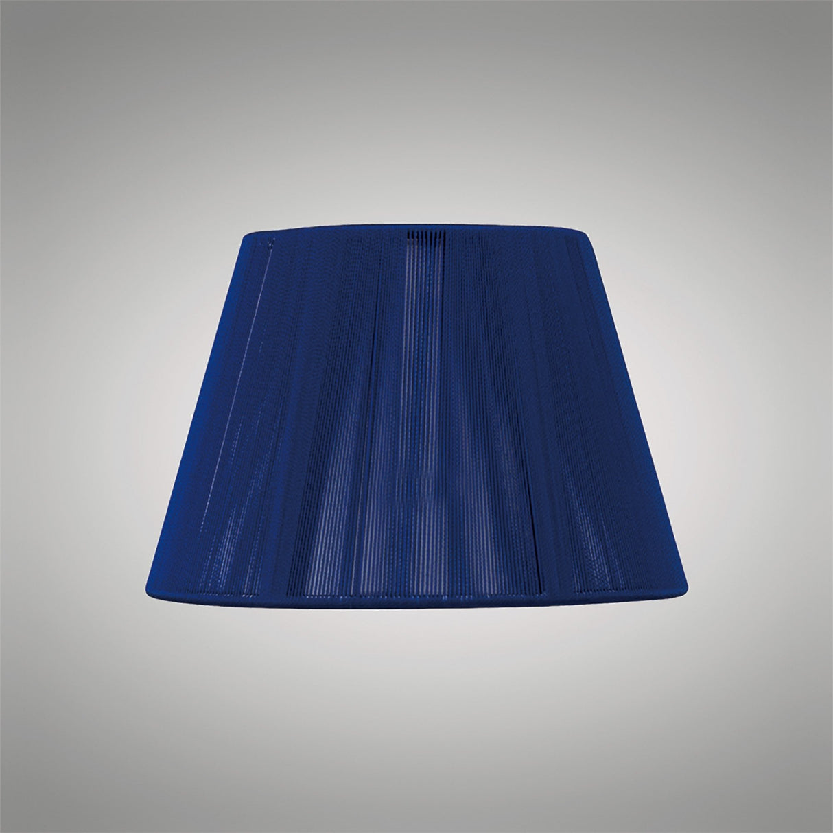 Midnight Blue Silk String Lamp Shade by Equipo Mantra 195mm