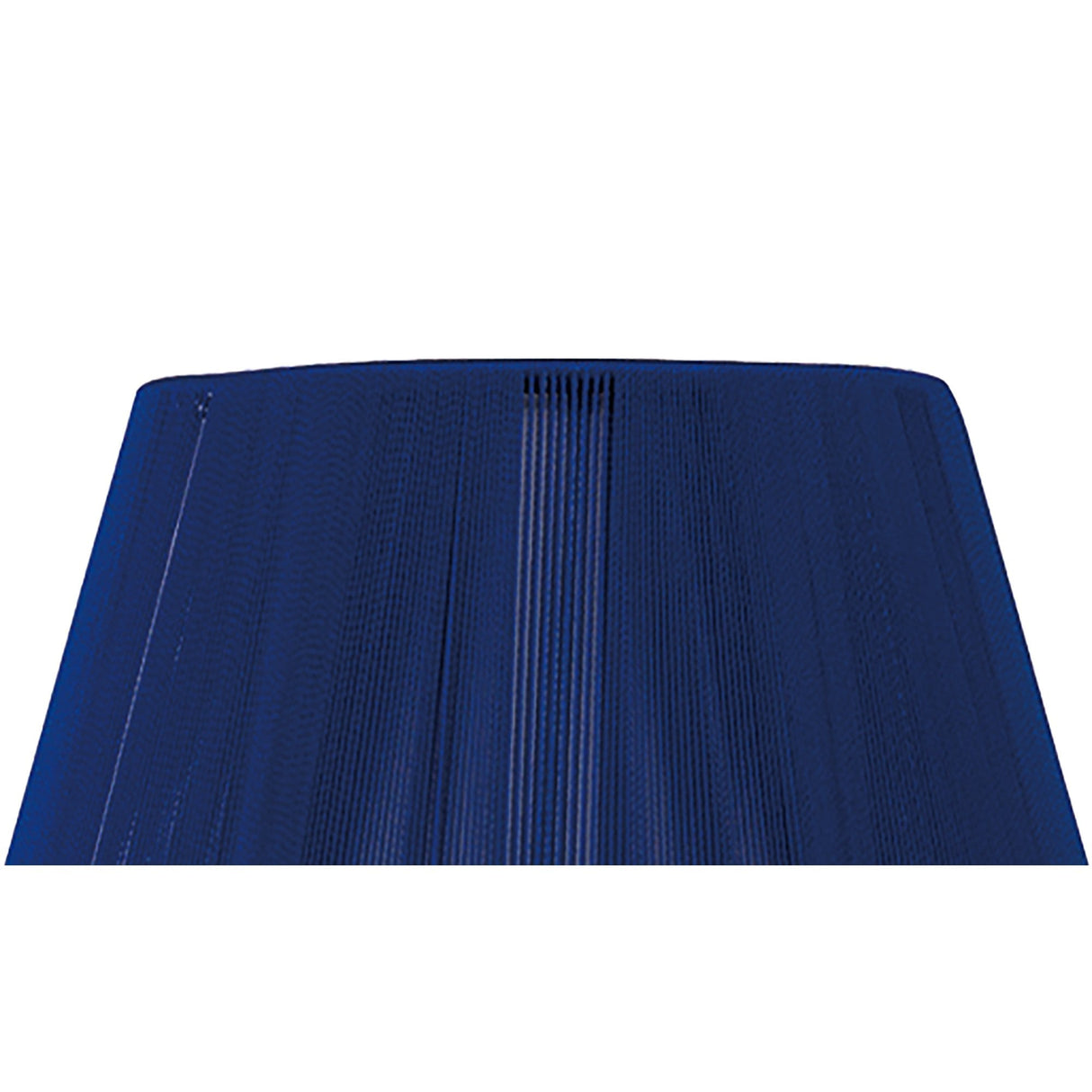 Midnight Blue Silk String Lamp Shade by Equipo Mantra 195mm