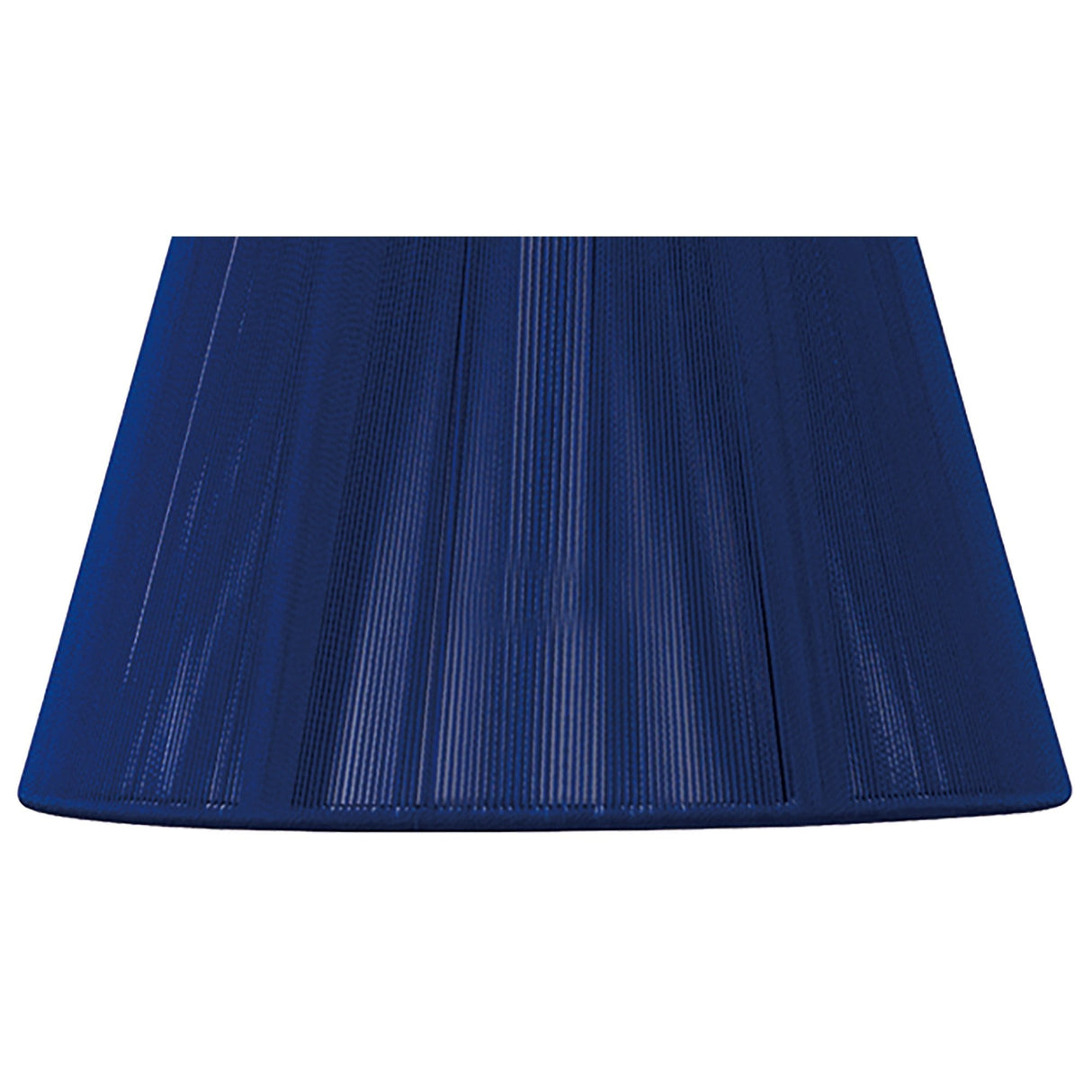 Midnight Blue Silk String Lamp Shade by Equipo Mantra 195mm