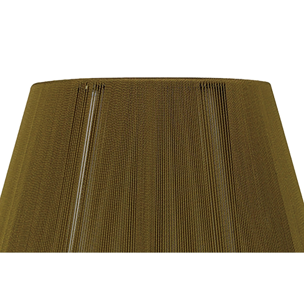 Olive Silk String Lampshade by Equipo Mantra - 190/300mm x 195mm