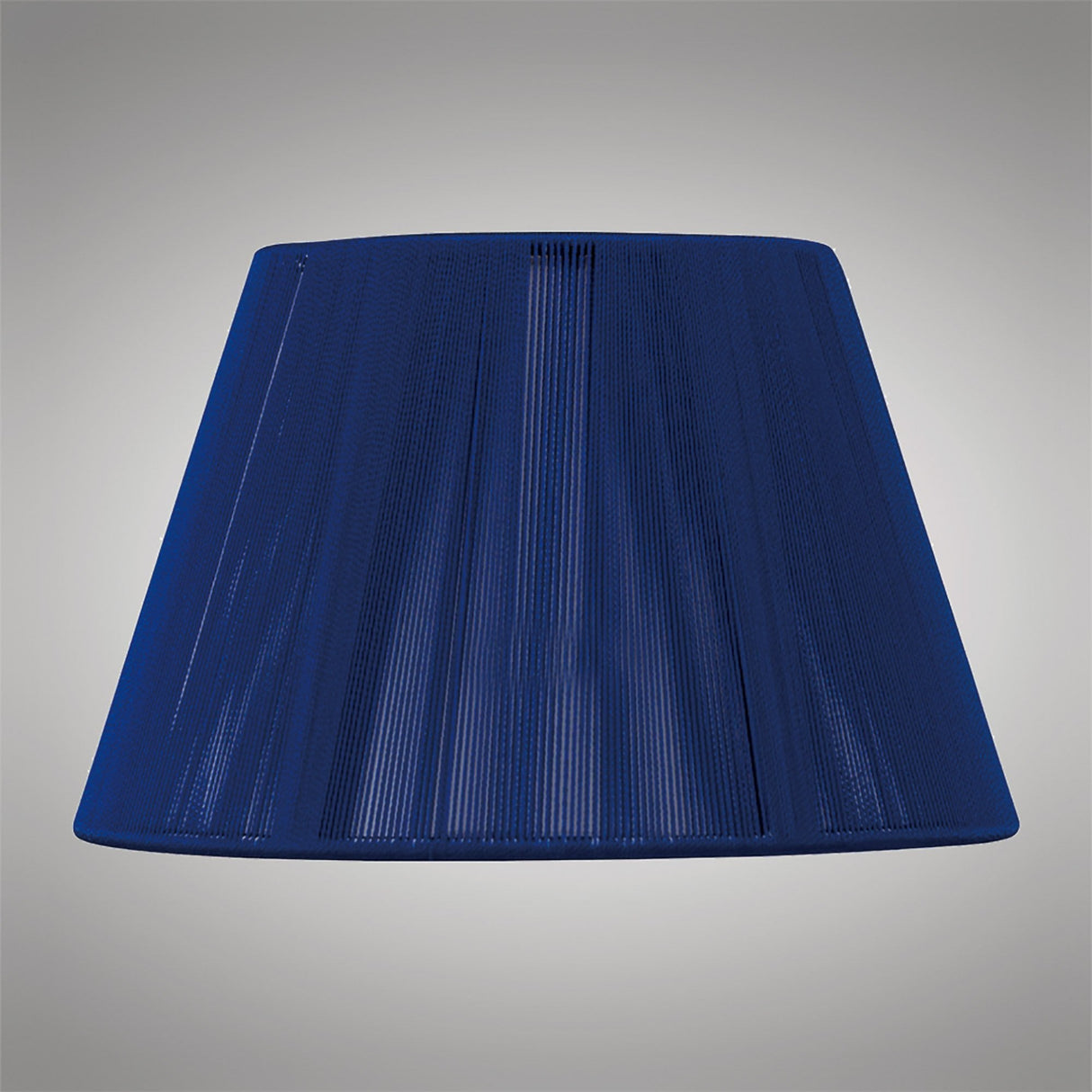 Midnight Blue Silk String Lampshade - 250/400mm Diameter, 250mm Height
