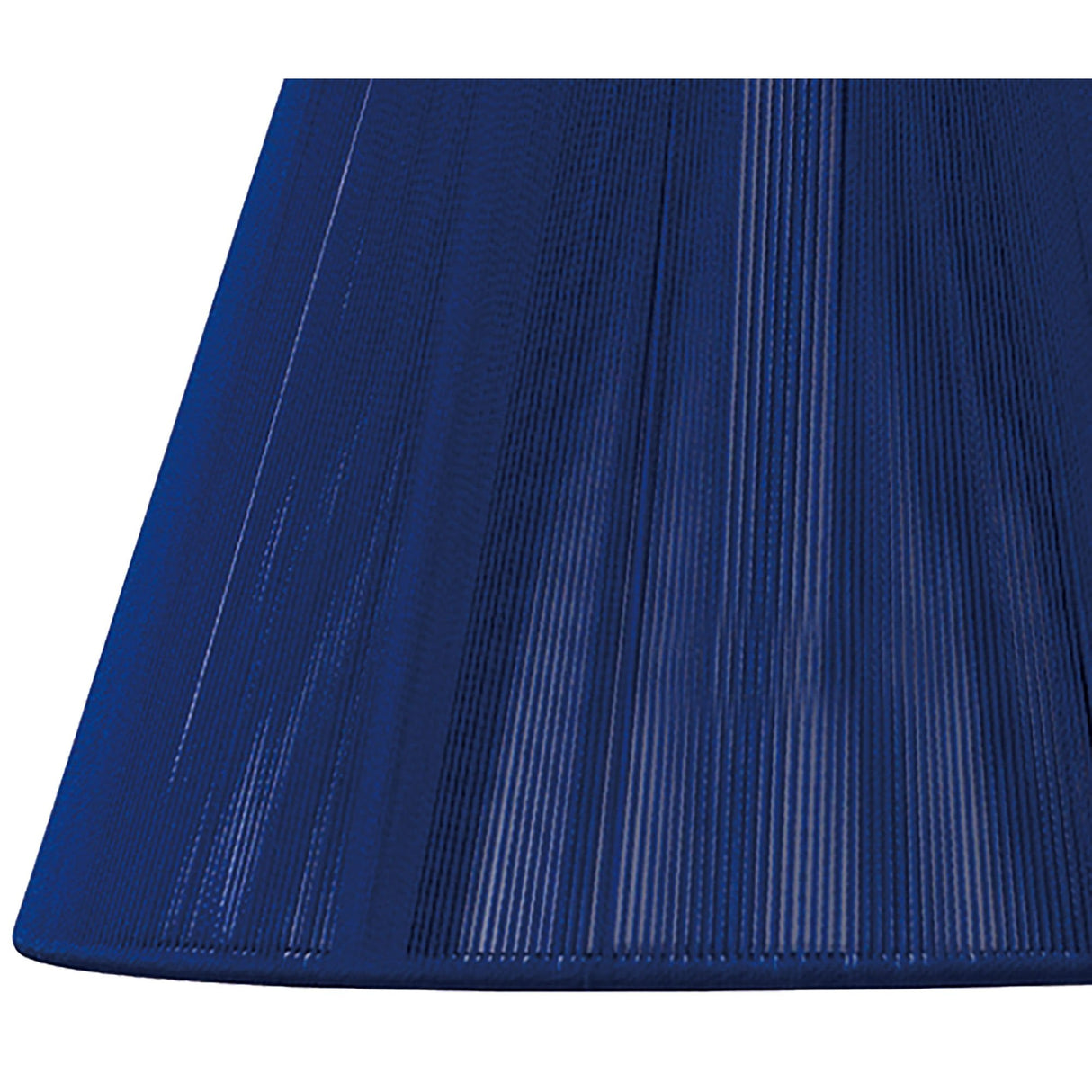 Midnight Blue Silk String Lampshade - 250/400mm Diameter, 250mm Height