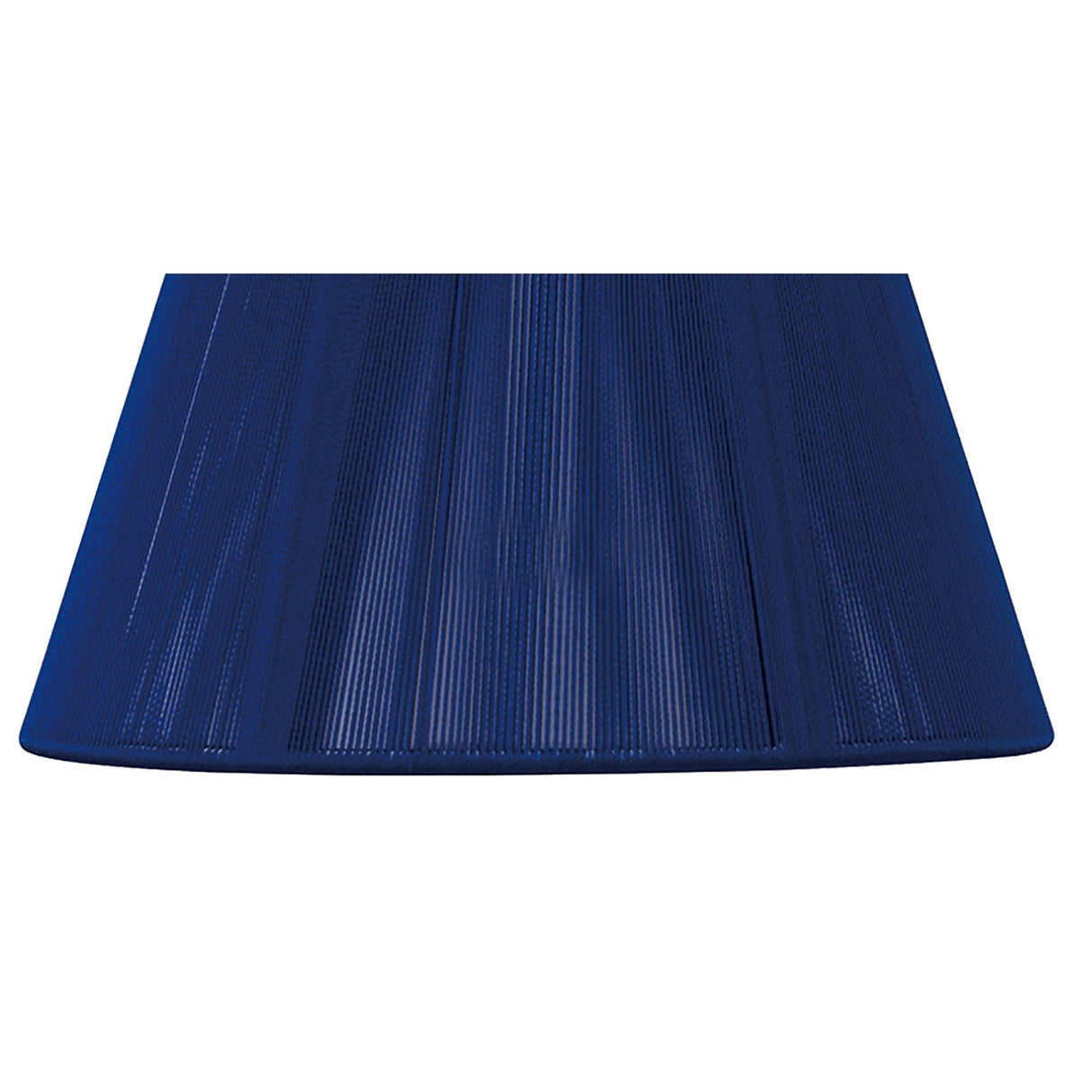 Midnight Blue Silk String Lampshade - 250/400mm Diameter, 250mm Height