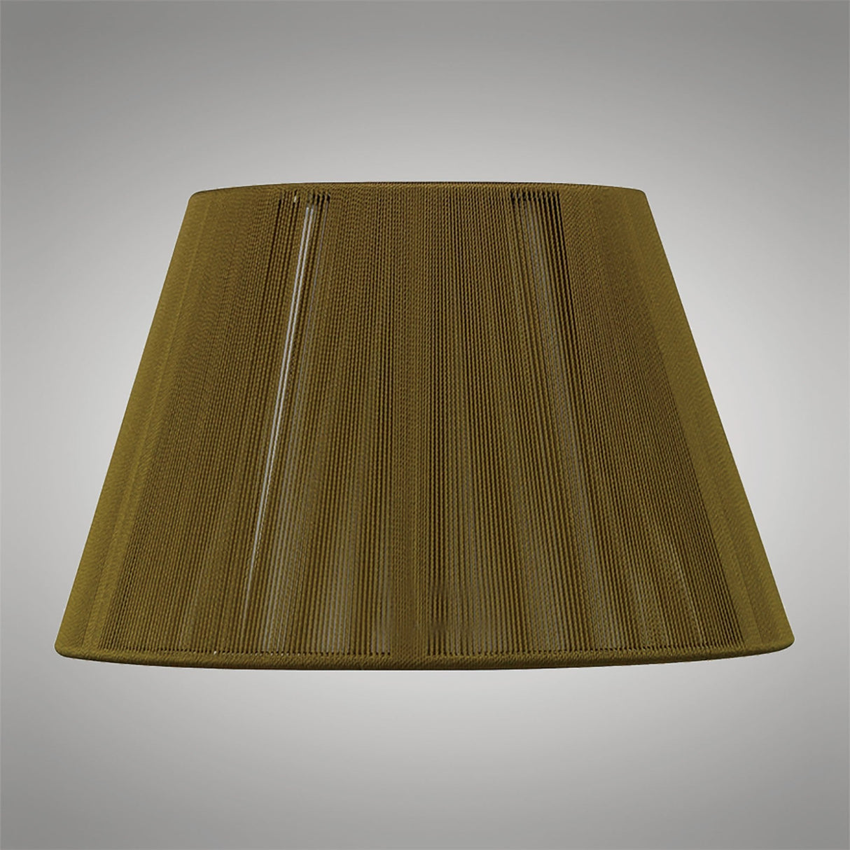 Elegant Olive Silk String Lamp Shade - 250/400mm x 250mm